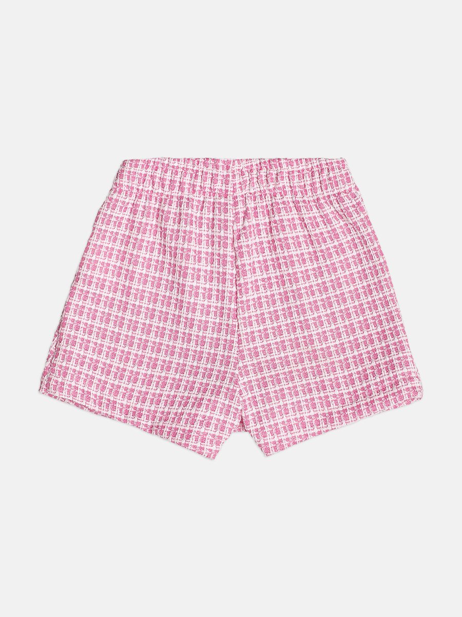 Children's Set for Girls Long Sleeve in Pink Tweed
