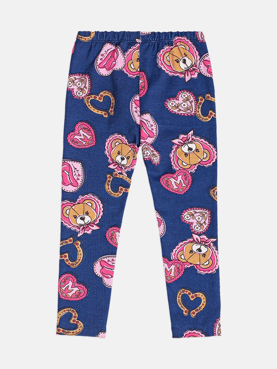 Momi Girls' Set – Long Sleeve with Bear Purse