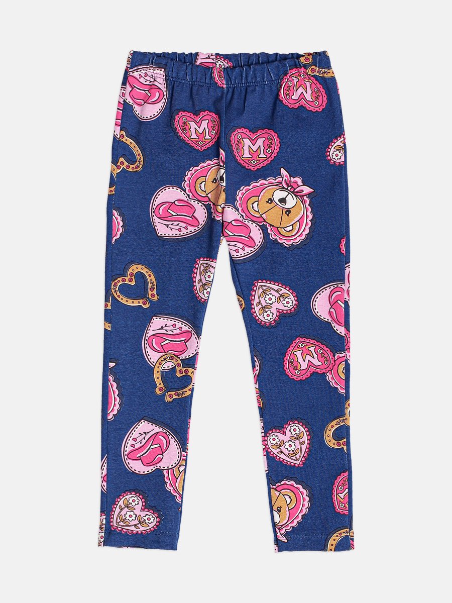 Momi Girls' Set – Long Sleeve with Bear Purse