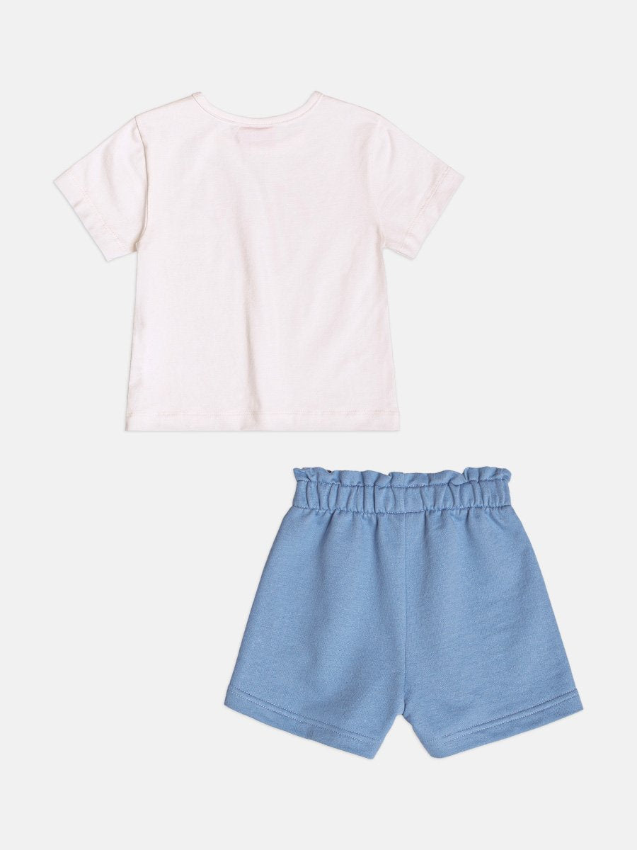 Children's Set for Girls with Bow Print