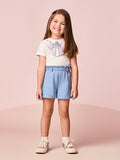 Children's Set for Girls with Bow Print