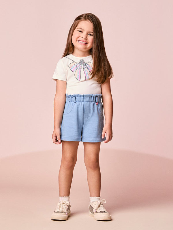 Children's Set for Girls with Bow Print