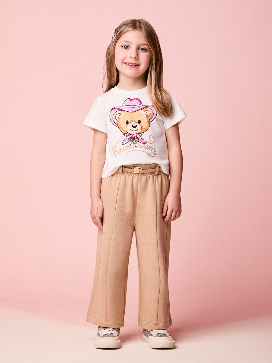 Momi Girls' Set – Little Bear with Belt