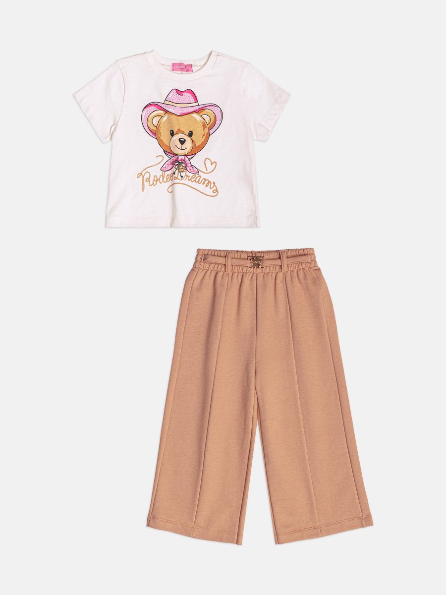 Momi Girls' Set – Little Bear with Belt