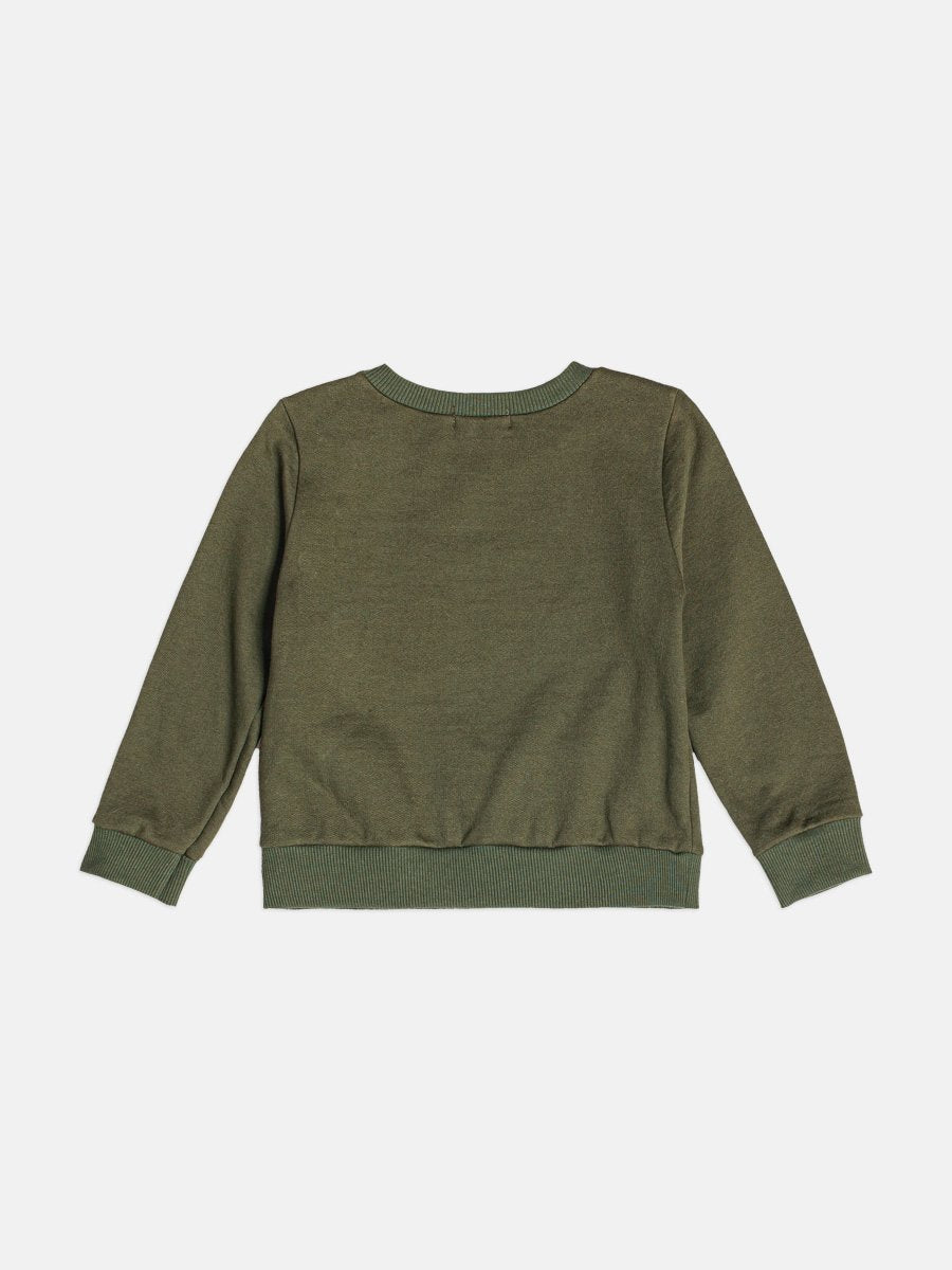 Children's Set of Sweatshirt with Sequin Bow