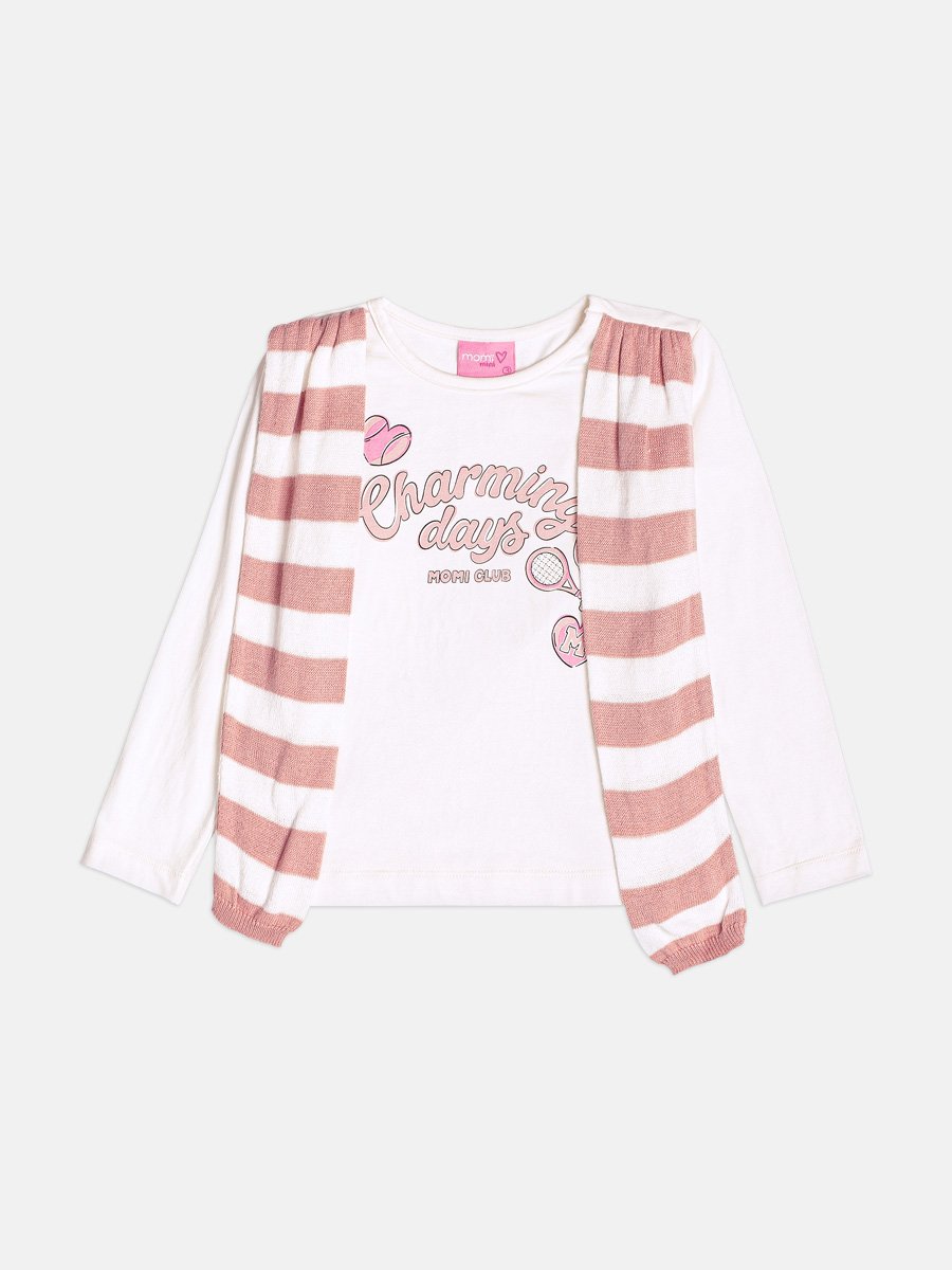 Girls Velvet Set with Accessory