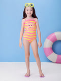 Pink Siri Swimsuit with Ruffles