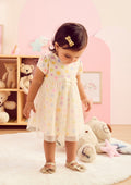 Dress in Tulle with Flowers