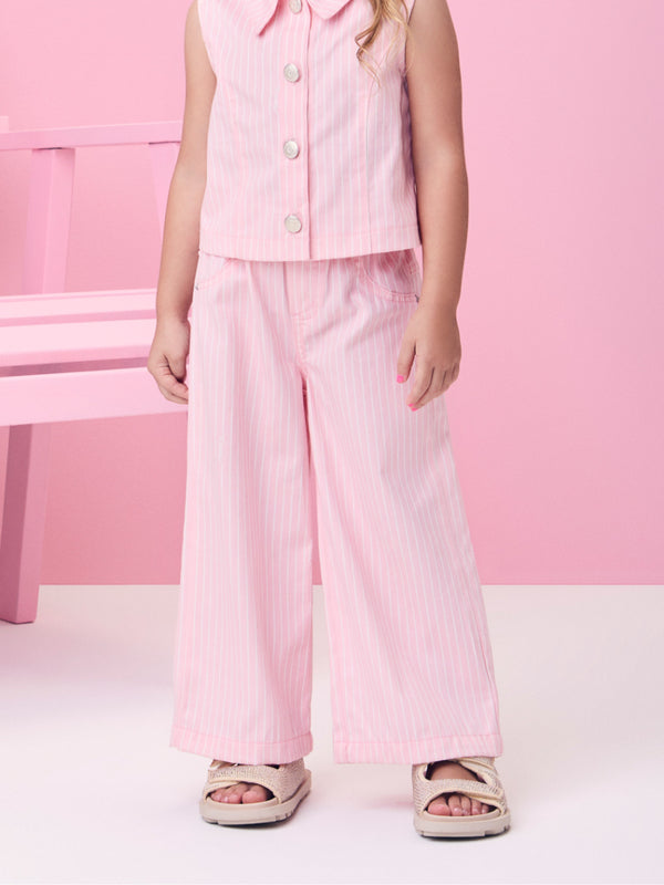 Rose Striped Twill Pants