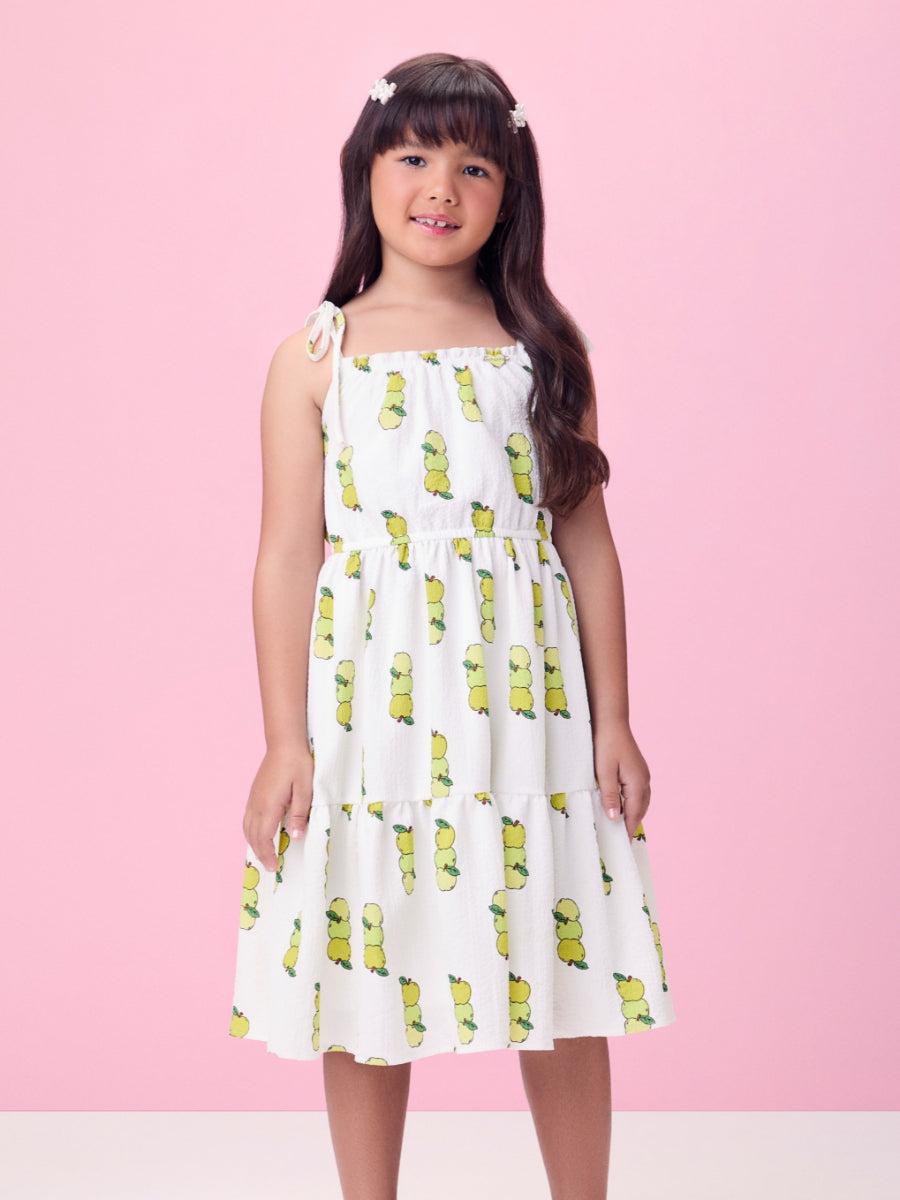 Apple Green Ruched Dress