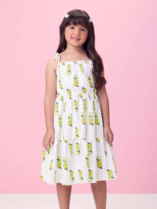 Apple Green Ruched Dress