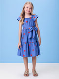 Strawberry Tricoline Dress