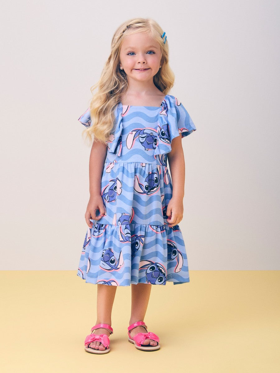 Stitch Print Dress