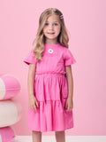 Coral Pink Dress with Pockets