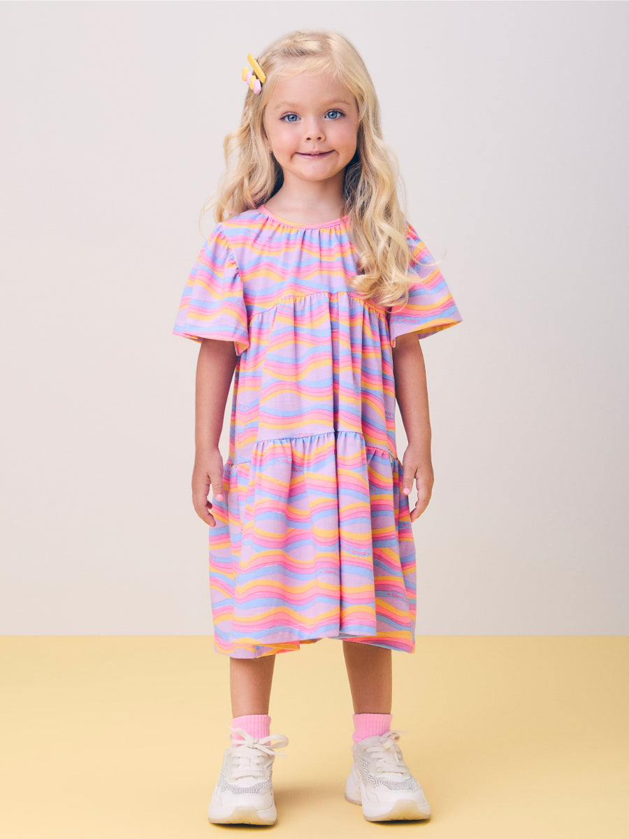 Pink Rainbow Dress
