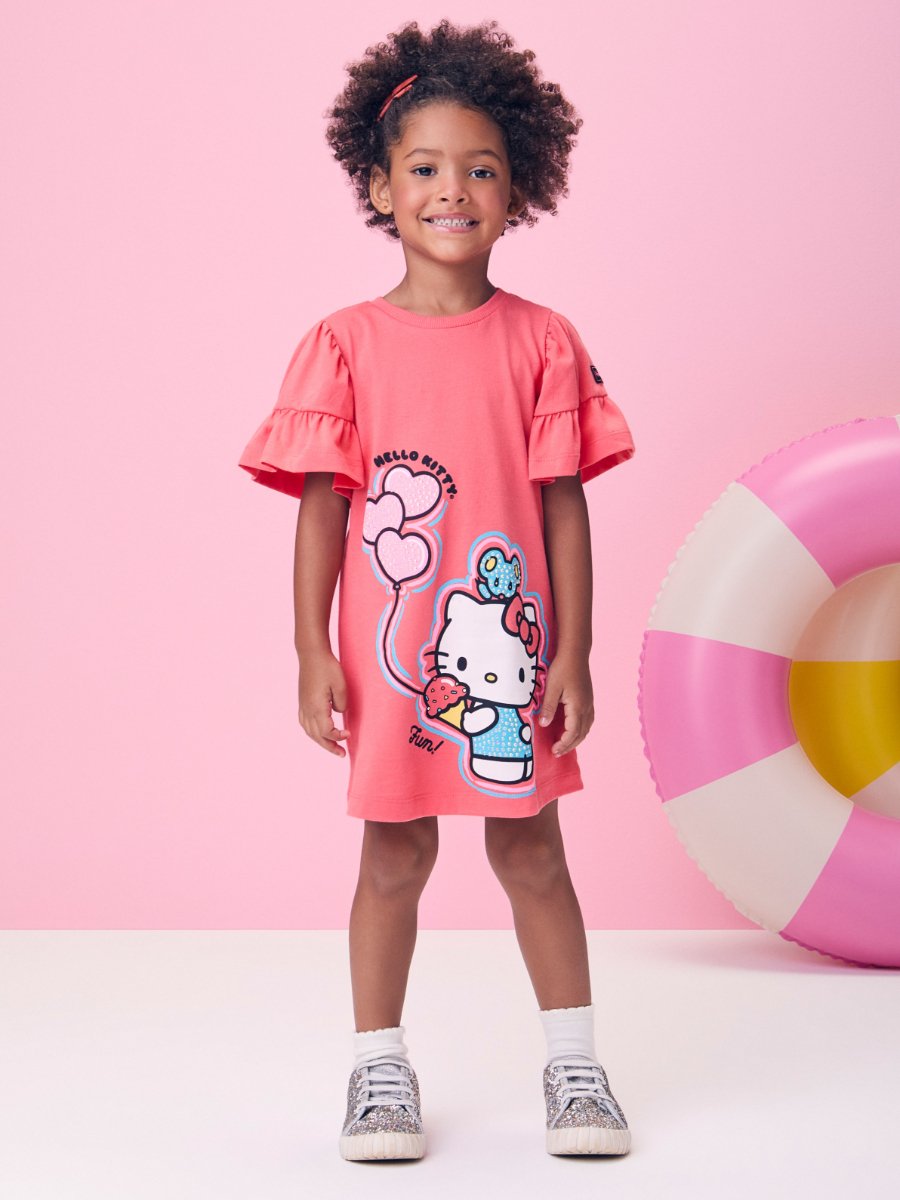 Hello Kitty Coral Pink Dress