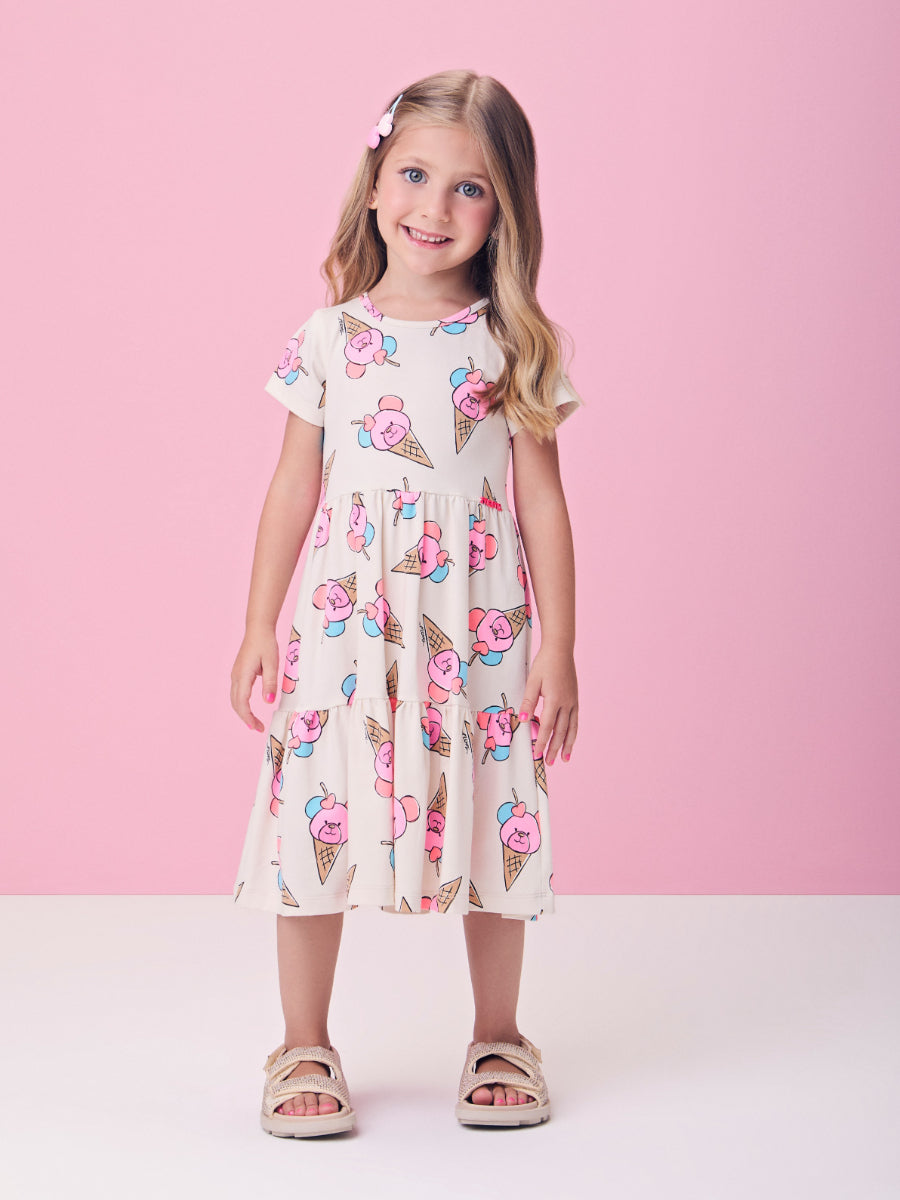 Ice Cream Teddy Bear Dress