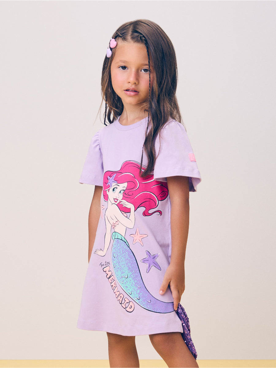 Little Mermaid Lilac Dress