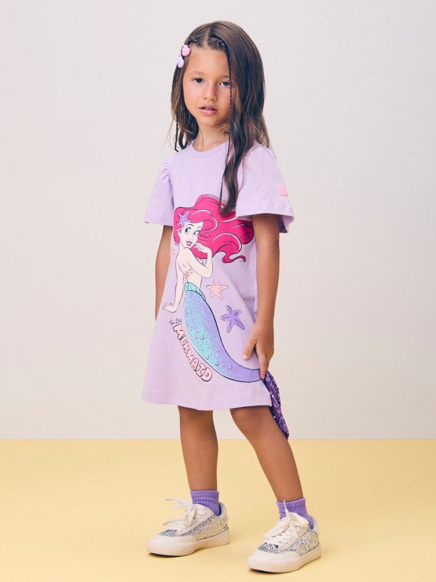 Little Mermaid Lilac Dress