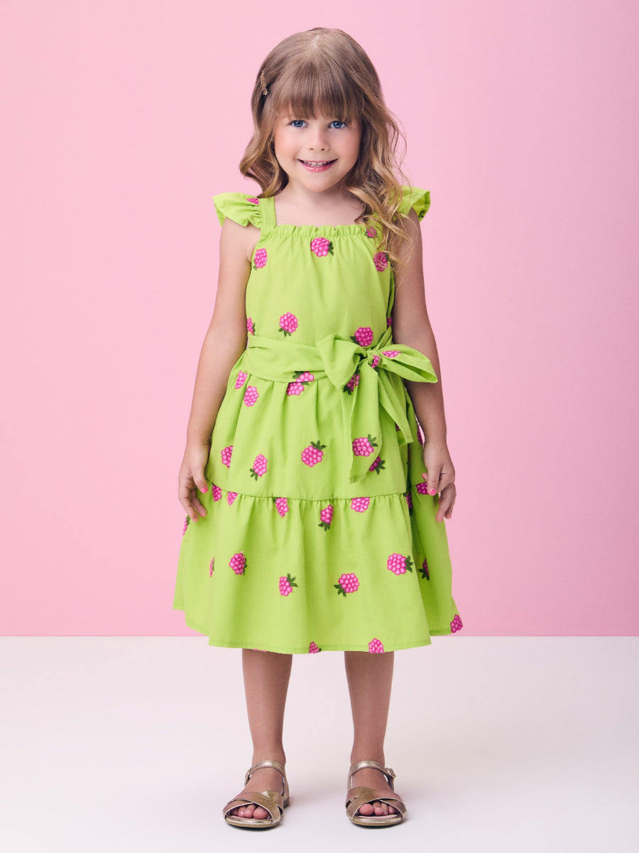Blackberry Tricoline Dress